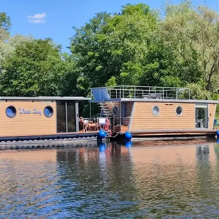 Houseboat Water Lady Apartament Plywajacy Dom Na Wodzie Lodz Botel Uraz (Trzebnica)